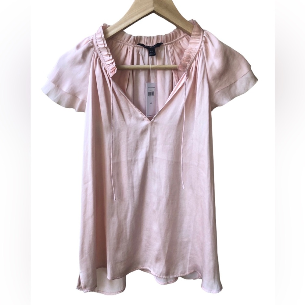 NWT Banana Republic Blush Pink Blouse Top XS